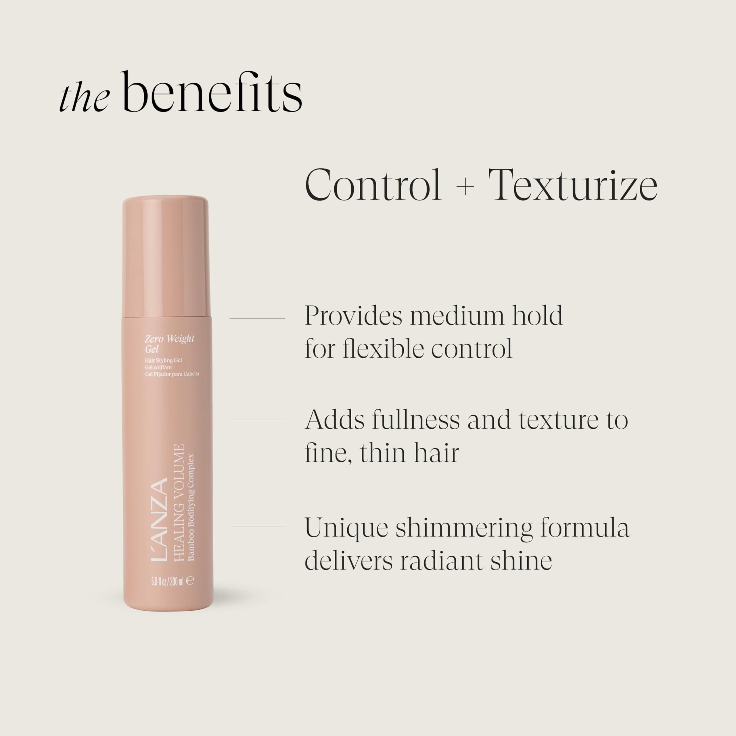 Lanza - Healing Volume Zero Weight Gel - 200ml/6.8oz