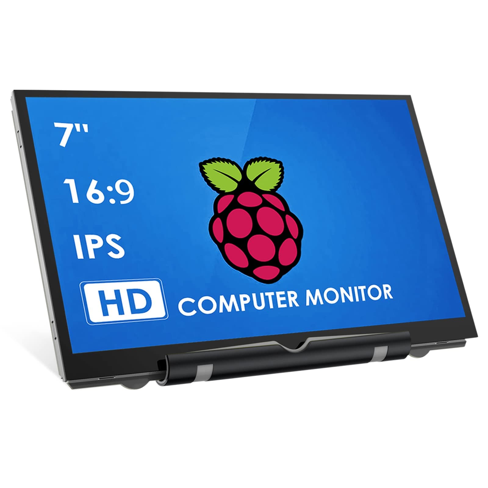 7 inch Raspberry Pi 800 x 480 HDMI Display, Portable Monitor, IPS LCD Screen for 4/3/2/Zero/B/B+ Win11/10/8/7 (Not Touch)