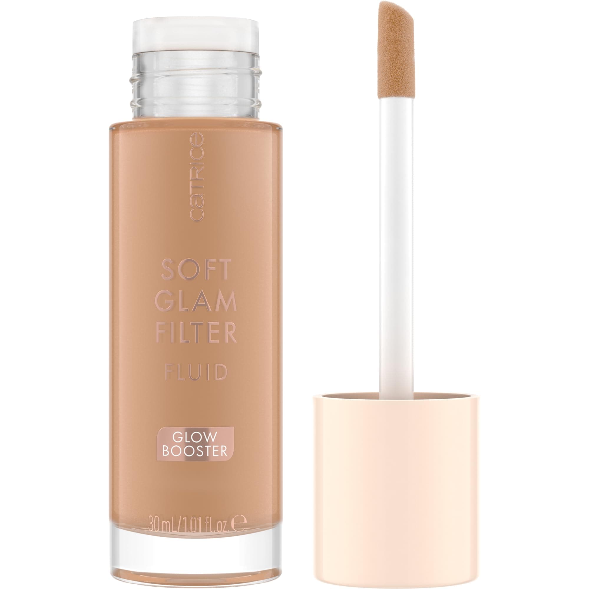Soft Glam Filter Fluid | Luminous Make Up Base & Highlighter for Radiant Complexion | With Vitamin E & Squalene | Vegan & Cruelty Free (30 | Medium)