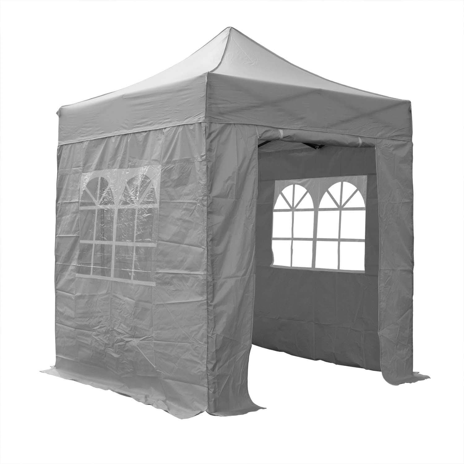 Airwave Essential Pop Up Gazebo with Sides 2 x 2M (Grey)