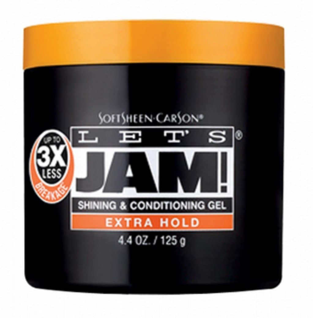 Lets Jam Condition & Shine Gel Extra Hold 5.5 Ounce Jar (162ml) (Pack of 2)