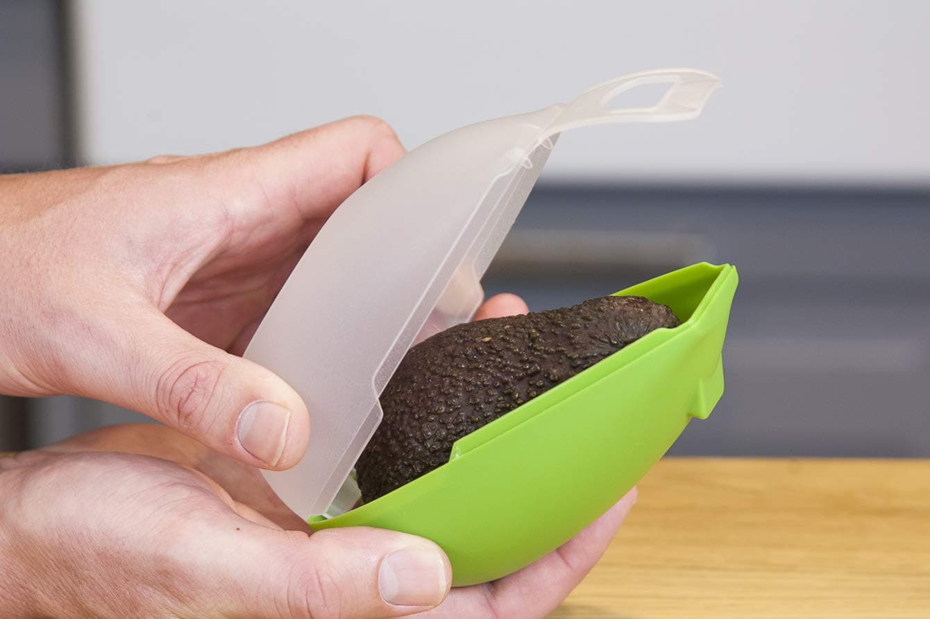 Tomorrow's Kitchen Avocado Box, Green, 8.8 x 16 x 8.8 cm