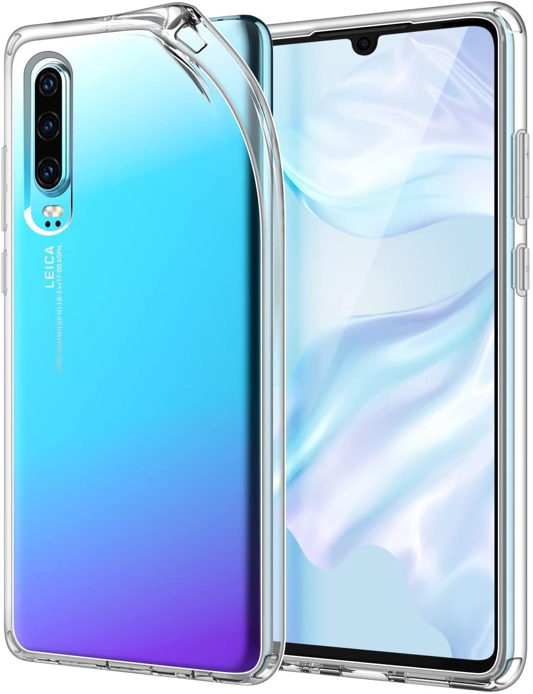 JETech Case for HUAWEI P30, Premium TPU material, Shock Proof (HD Clear)