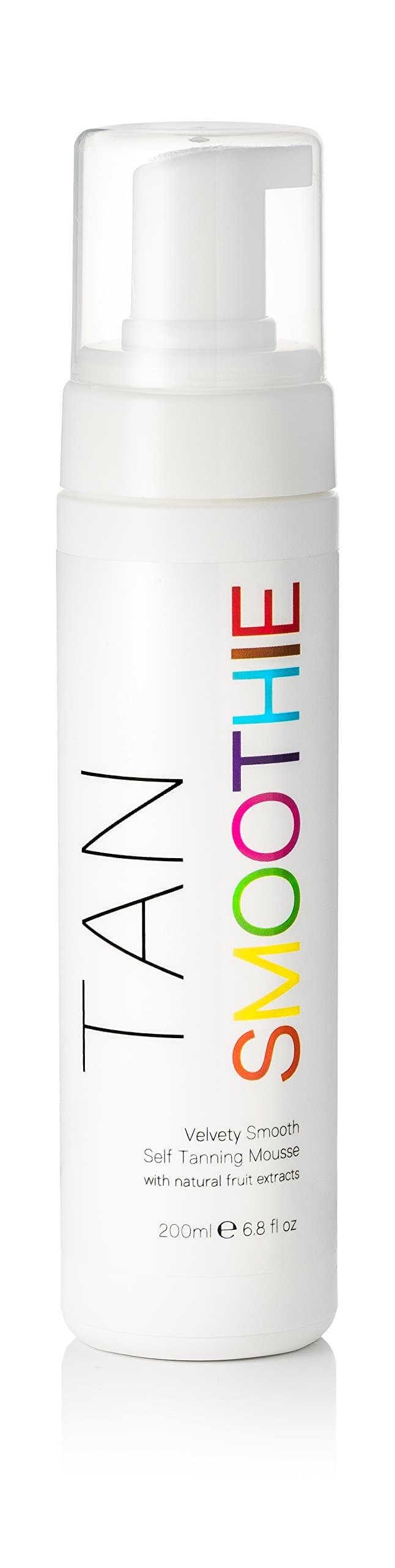 Tan Smoothie Self Tanning Mousse 200ml - Natural Fruit Extracts Aloe Vera and Organic DHA for an Instant AUTHENTIC GLOW - Best Fake Tan Mousse Foam SLS Free Paraben Free Tropical Coconut Fragrance