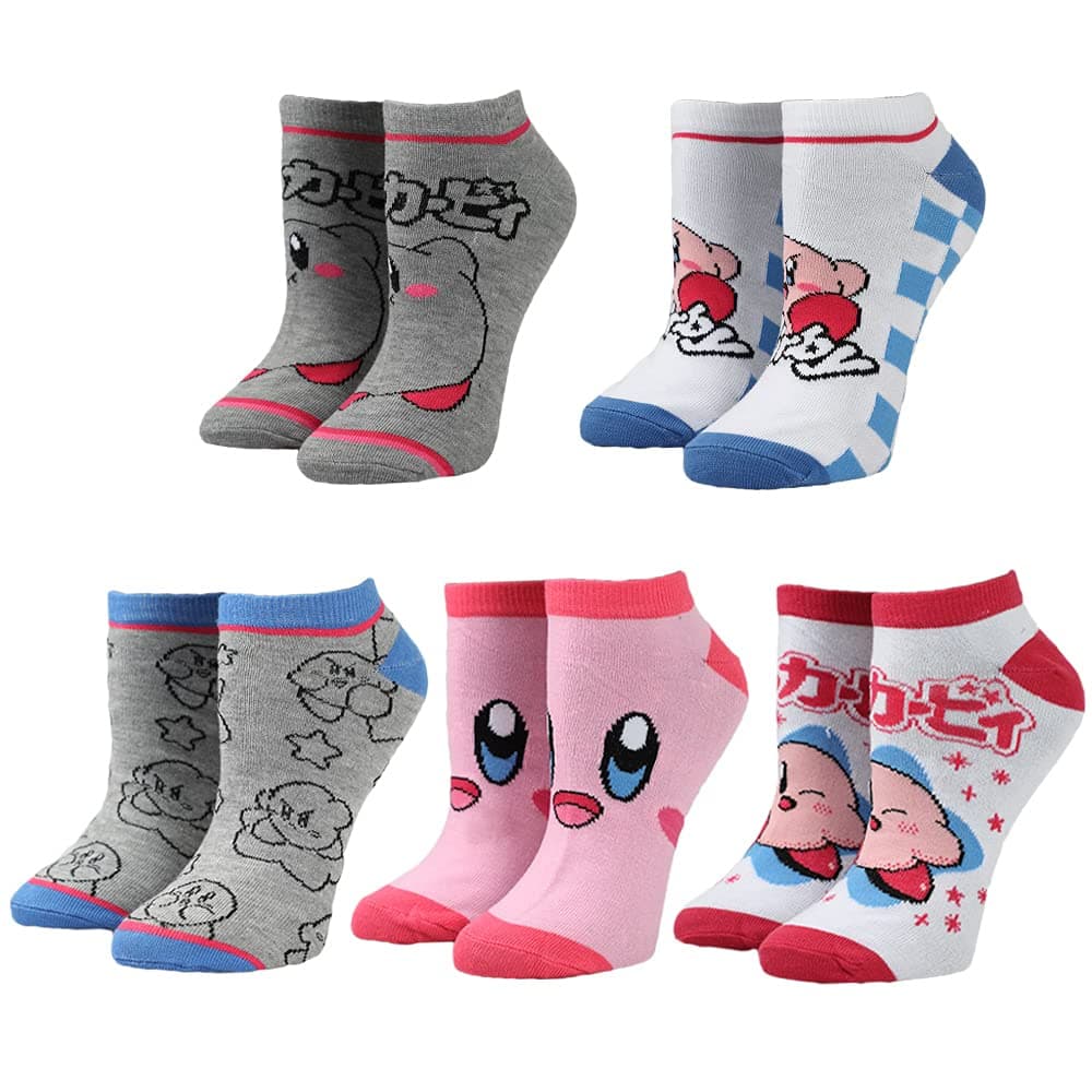 BioworldKirby Casual Ankle Sock 5-Pack Set