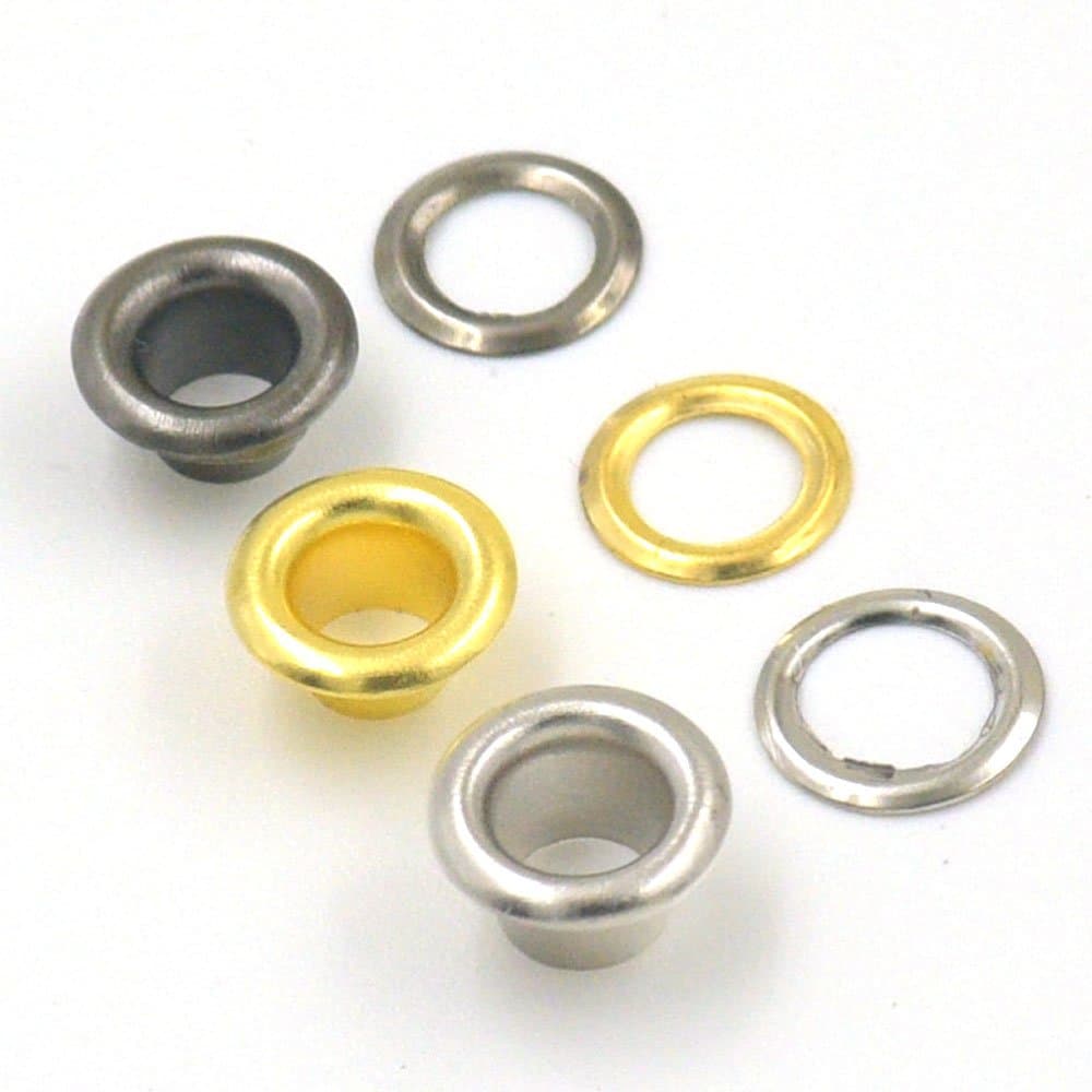 Gold Grommets Eyelets 4mm 3/16" for Clothes Self Backing 300 Sets