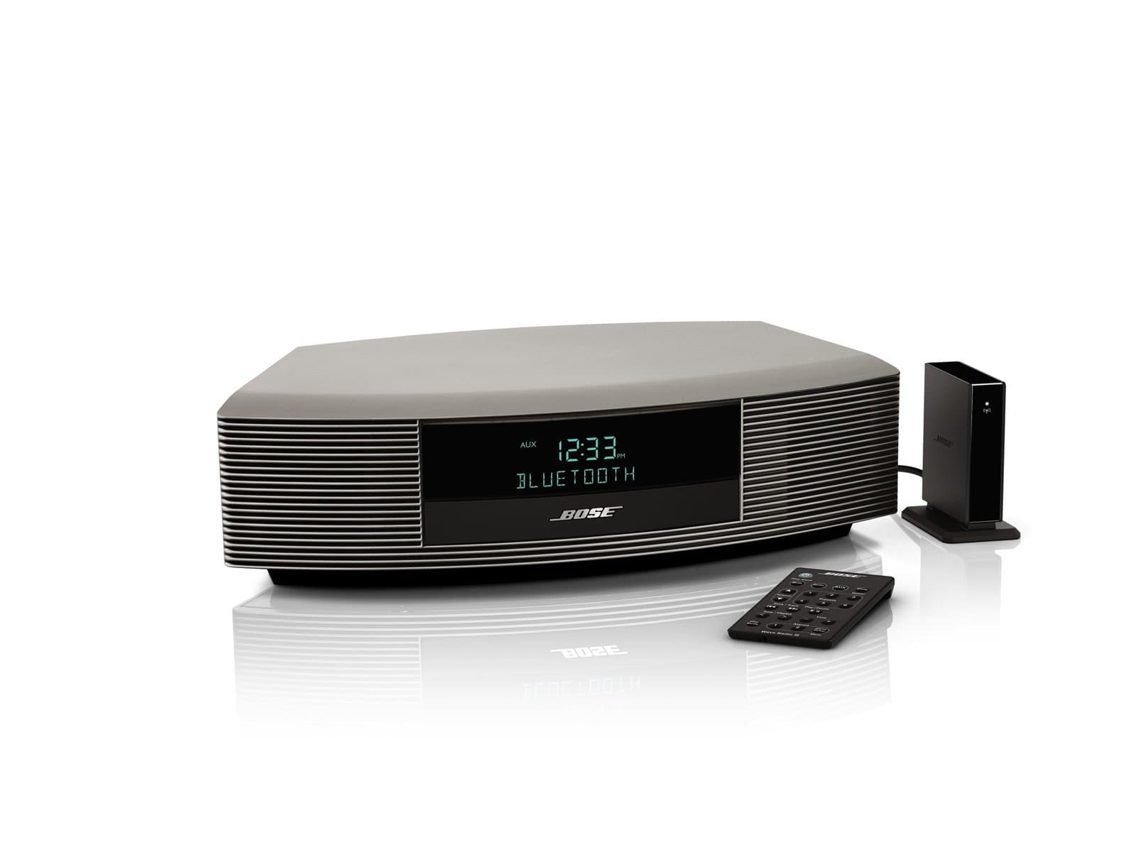 Bose ® Wave® Radio III with Bluetooth® Music Adapter- Titanium Silver