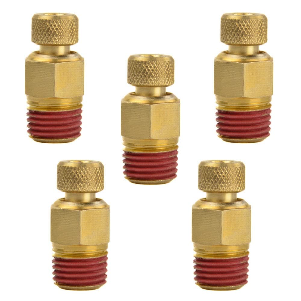 5 pack 1/4" Drain valve air compressor tank water drain plug