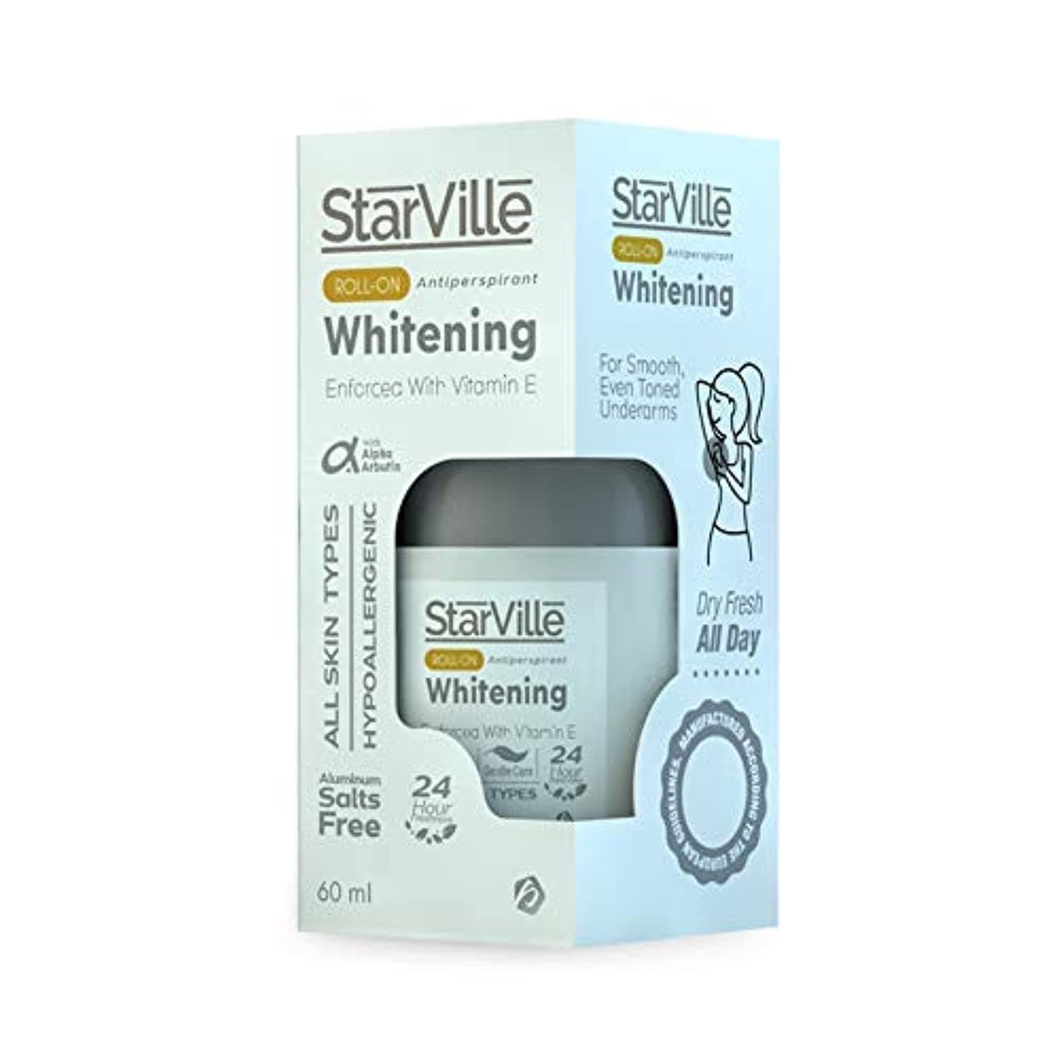 Star Ville roll on whitening 60 ml - transparent
