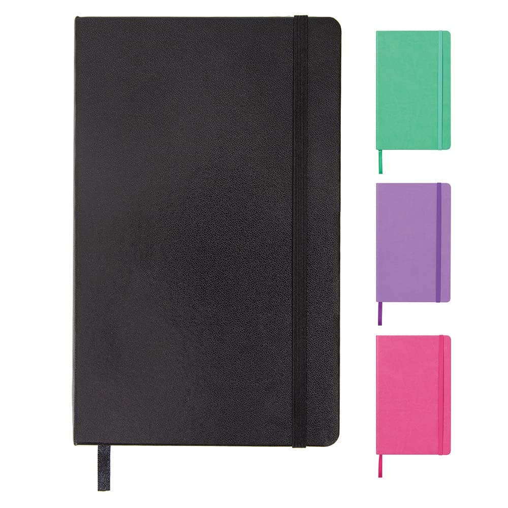 Cambridge Notebook, Black Journal, 192 Lined Pages, 130X210mm