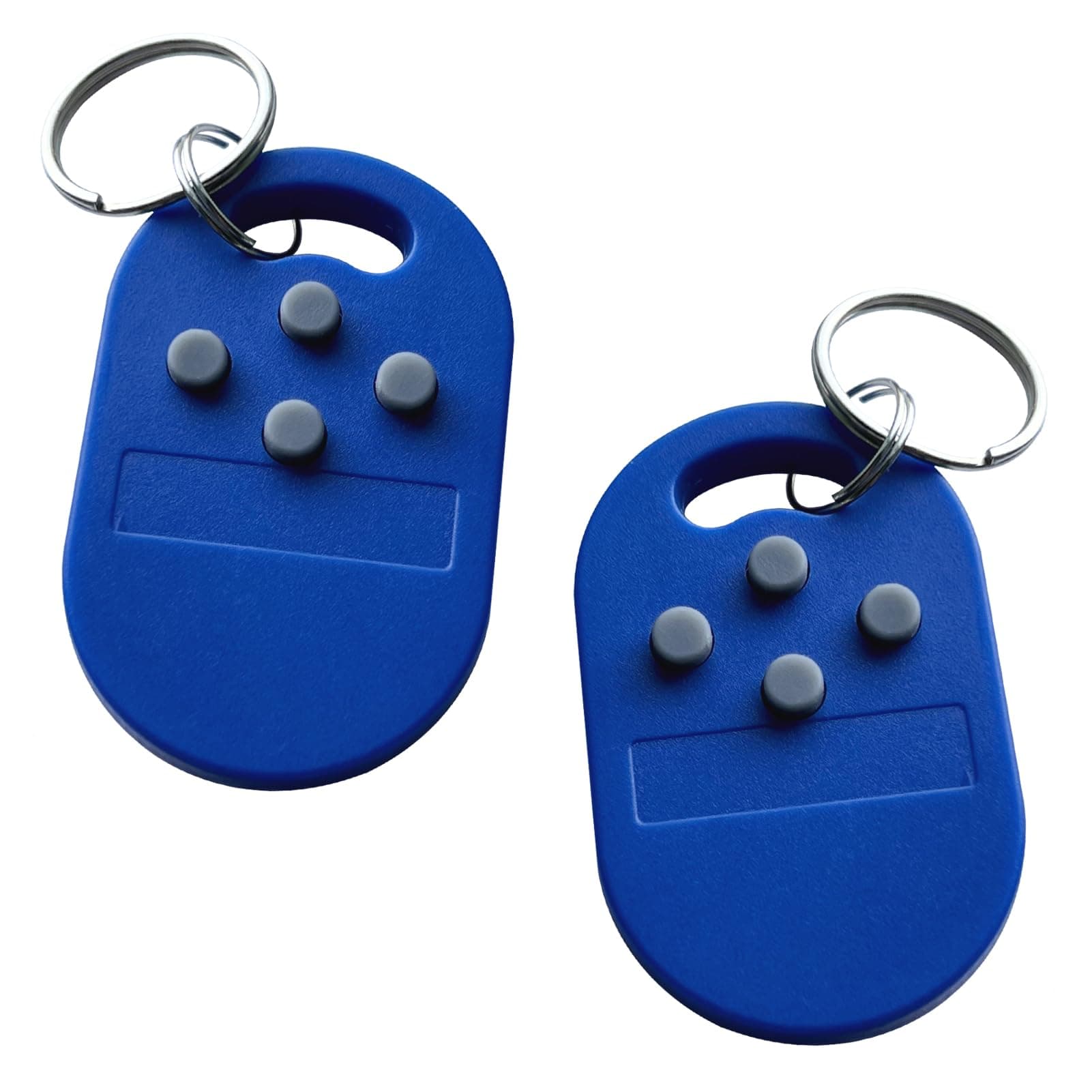 itapring 2Pcs RFID Keyfob Tag Token 5 RFID Cards In One, ID T5577 Chip And IC 13.56MHz ISO14443A UID Changeable CUID Chip