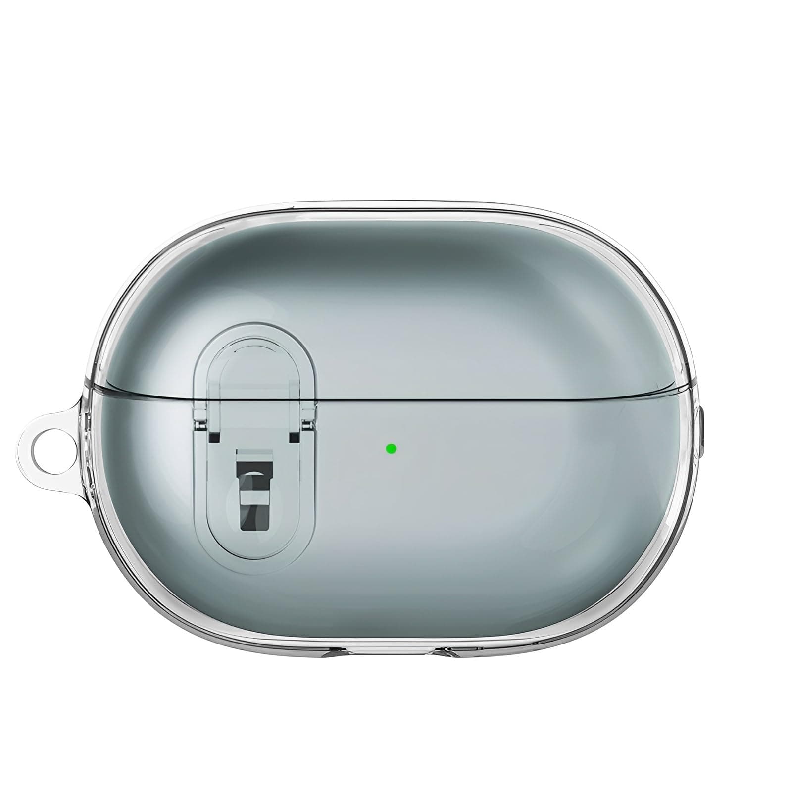 SKPY Transparent Durable Protection Case Compatible with Huawei Freebuds pro 3 Anti-Fall Clear Cover with Carabiner for Boys Girls Womens Mens