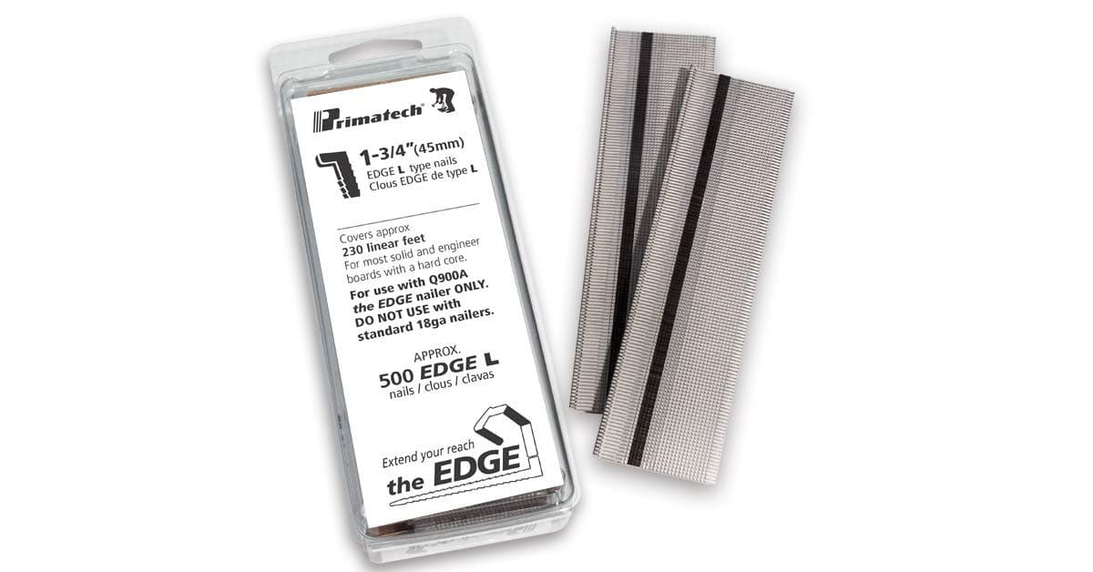 Primatech, C174, EDGE nails,"L" type 1 3/4" hardwood flooring nails