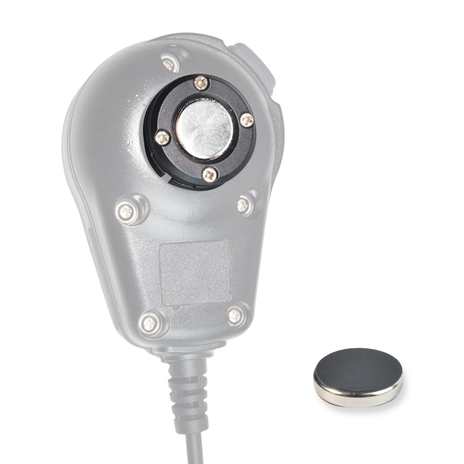 TWAYRDIO CB Mic Holder Mount, Magnetic Microphone Holder Kit for CB Radio Microphone