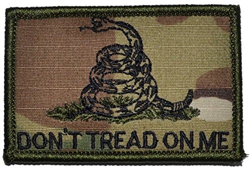 Don't Tread On Me Gadsden Flag 2x3 Patch - Multicam