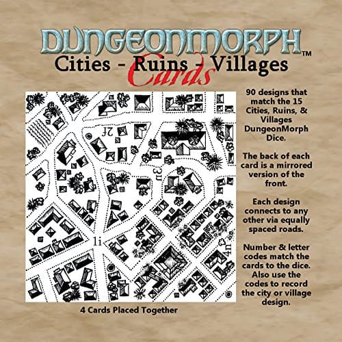 DungeonMorph Cards: Cities, Ruins, Villages