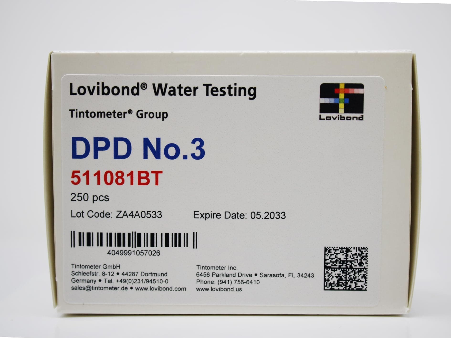 Certikin - DPD No 3 Total Chlorine Tablets | Precise Dosing & Long Shelf Life | Photometer & Comparator Compatible | Eco-Friendly Chemistry | High Accuracy, Multicoloured, 250 Pack