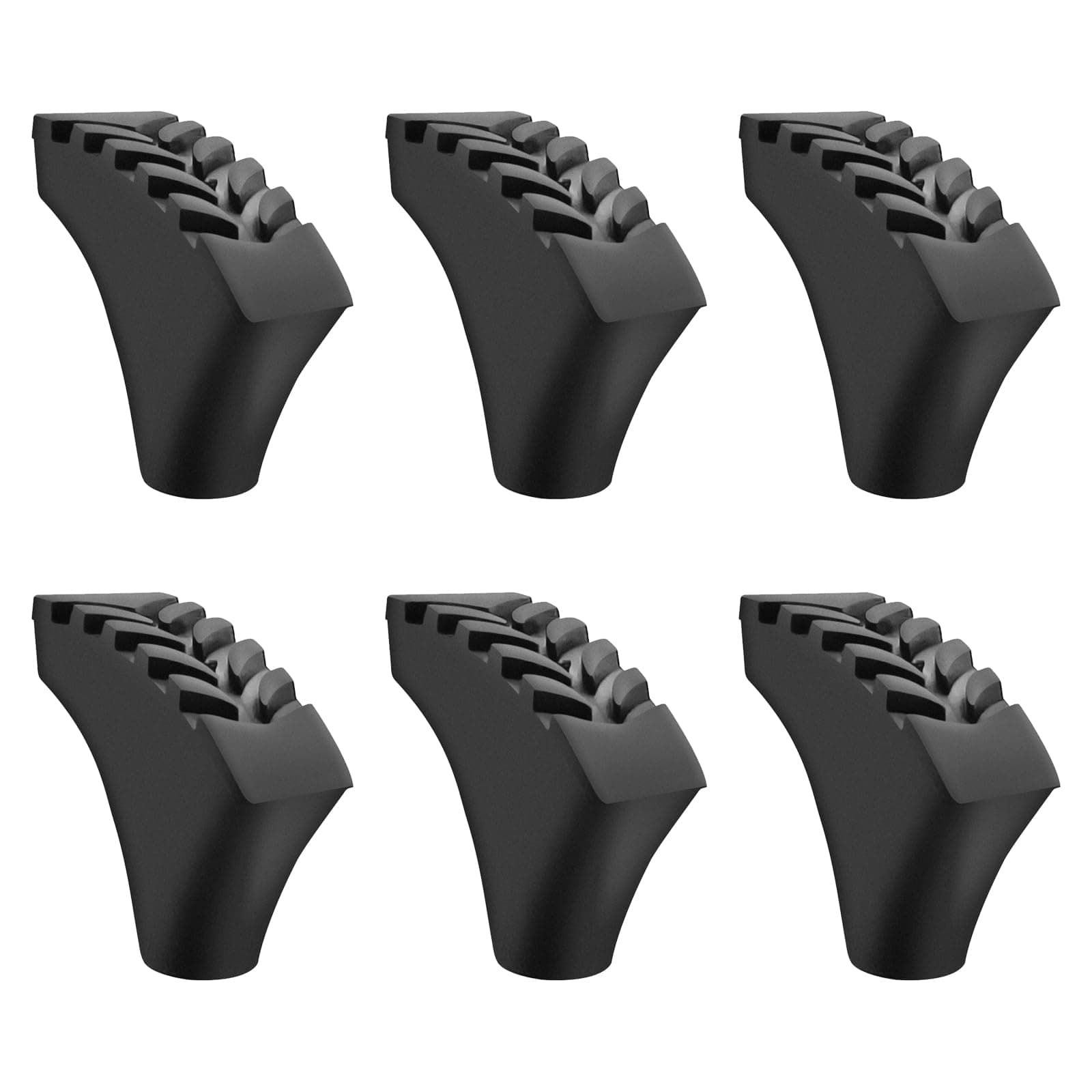 6Pcs Replacement Cane Tips - Walking Sticks Accessories, Fit Most Trekking & Hiking Poles