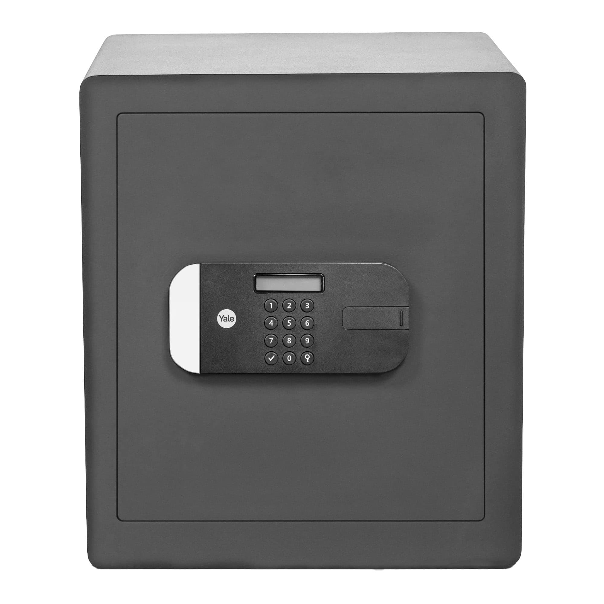 Large Maximum Security Safe, Sold Secure Silver, Digital Keypad, LED Light Indicators, Steel Locking Bolts, Emergency Override Key - YSEM/400/EG1