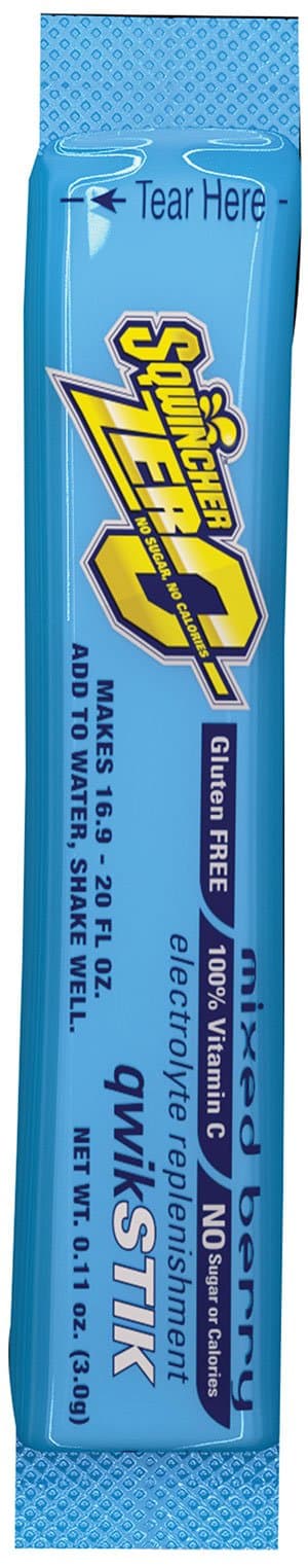 Single Serve Qwik Stik Zero, 50 Sticks/Bag, Mixed Berry