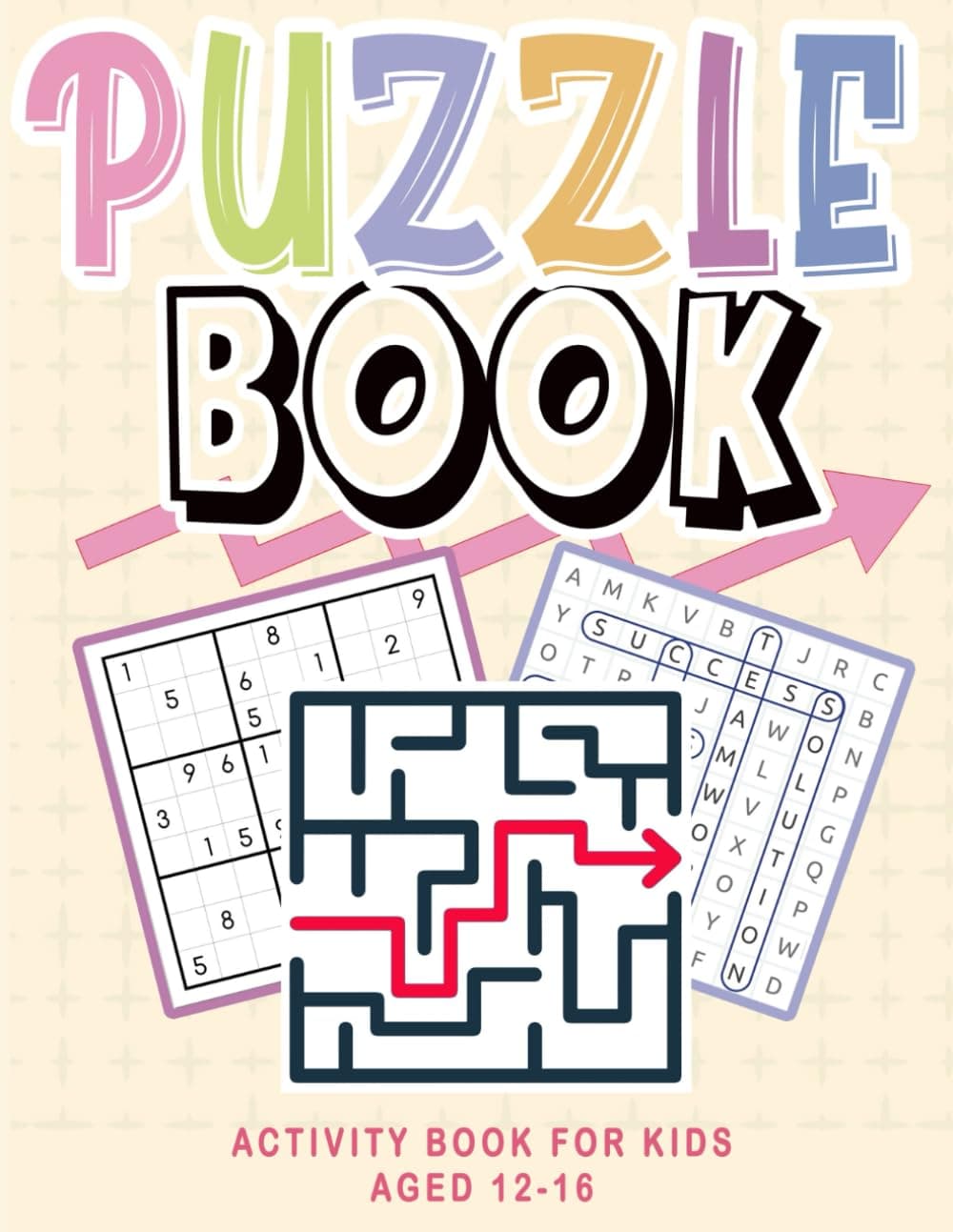 PUZZLE BOOK: Activity book for kids aged 12-16