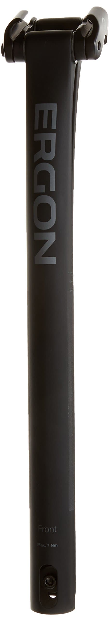 Ergon CF3 Pro Carbon Back 27, Set of 2, 7 x 7 Seatpost, Black, One Size