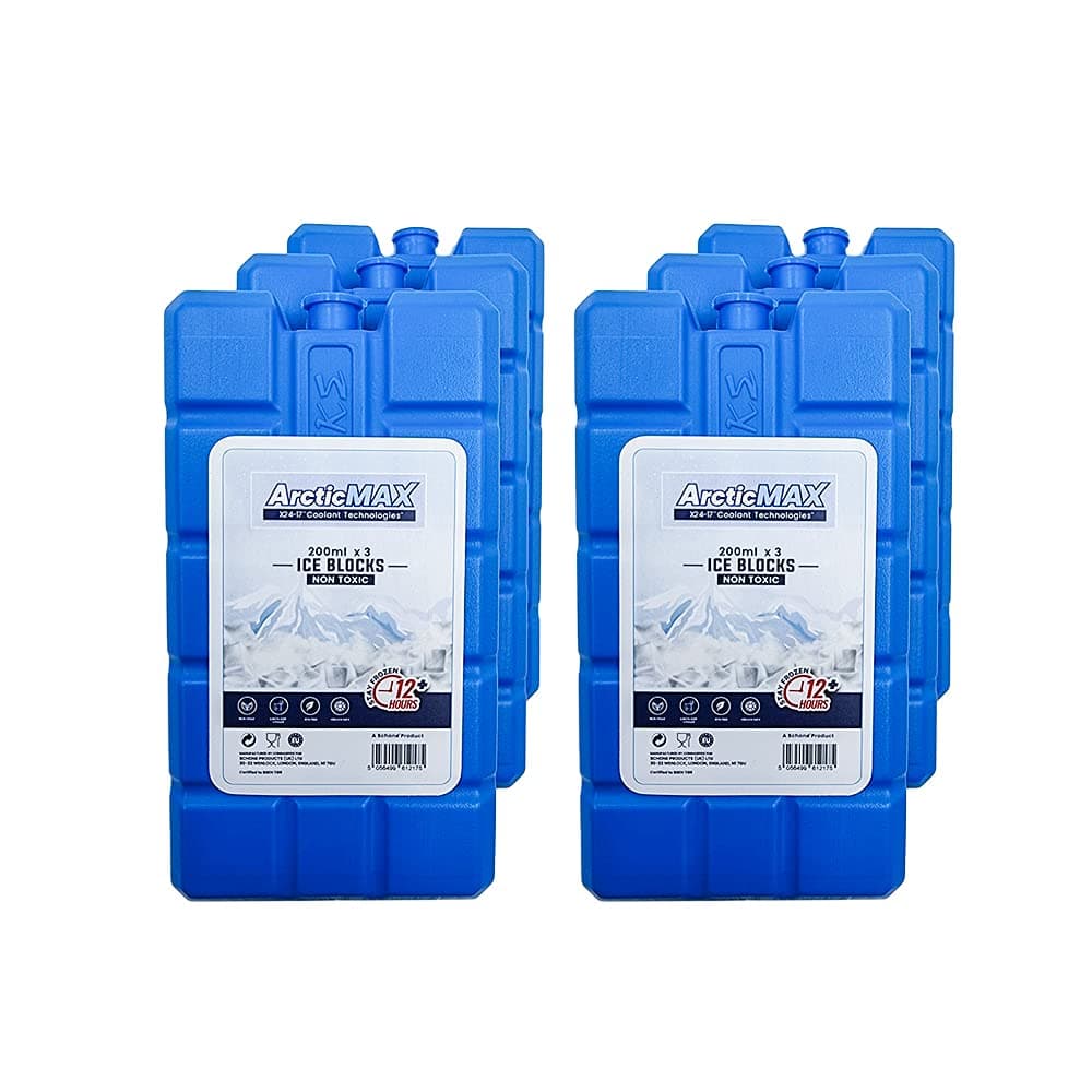 schone Ice Blocks 200ml x 6 – Coolant Ice Packs that Simply Stay Frozen for Longer – 12+ Hrs Chilled - BEVERAGES done RIGHT