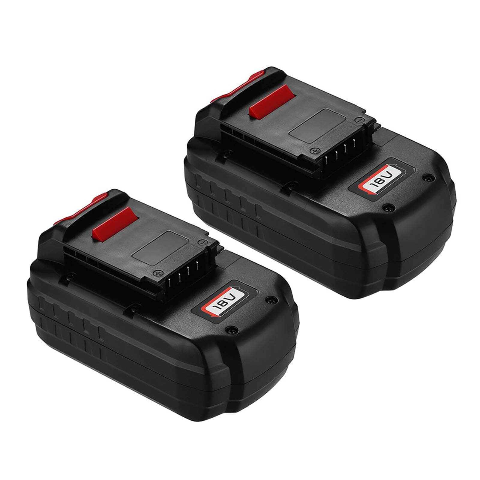 Powerextra Upgraded 2 Pack 18V 4.0Ah Replacement Battery Compatible with Porter Cable 18V Battery PC18B PCC489N for 18-Volt Porter Cable Cordless Tools