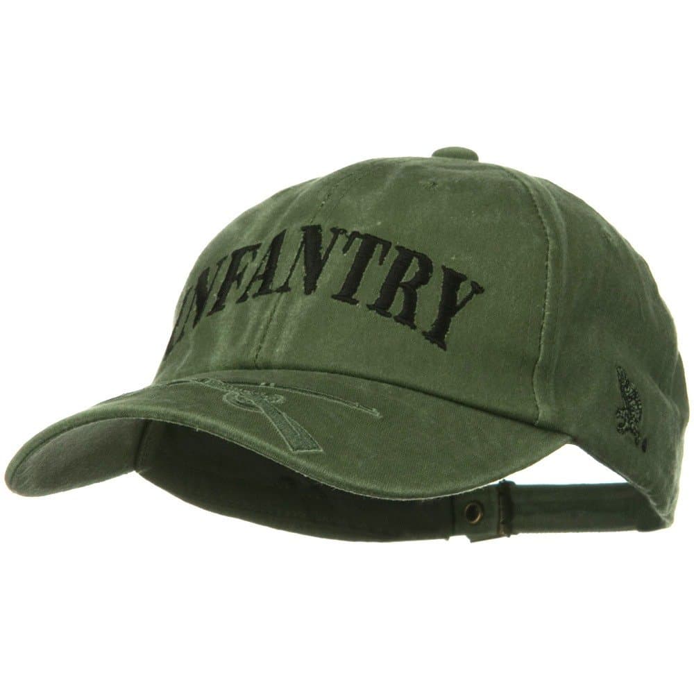 Eagle Crest US Army Unit Pigment Dyed Cap - Infantry OSFM