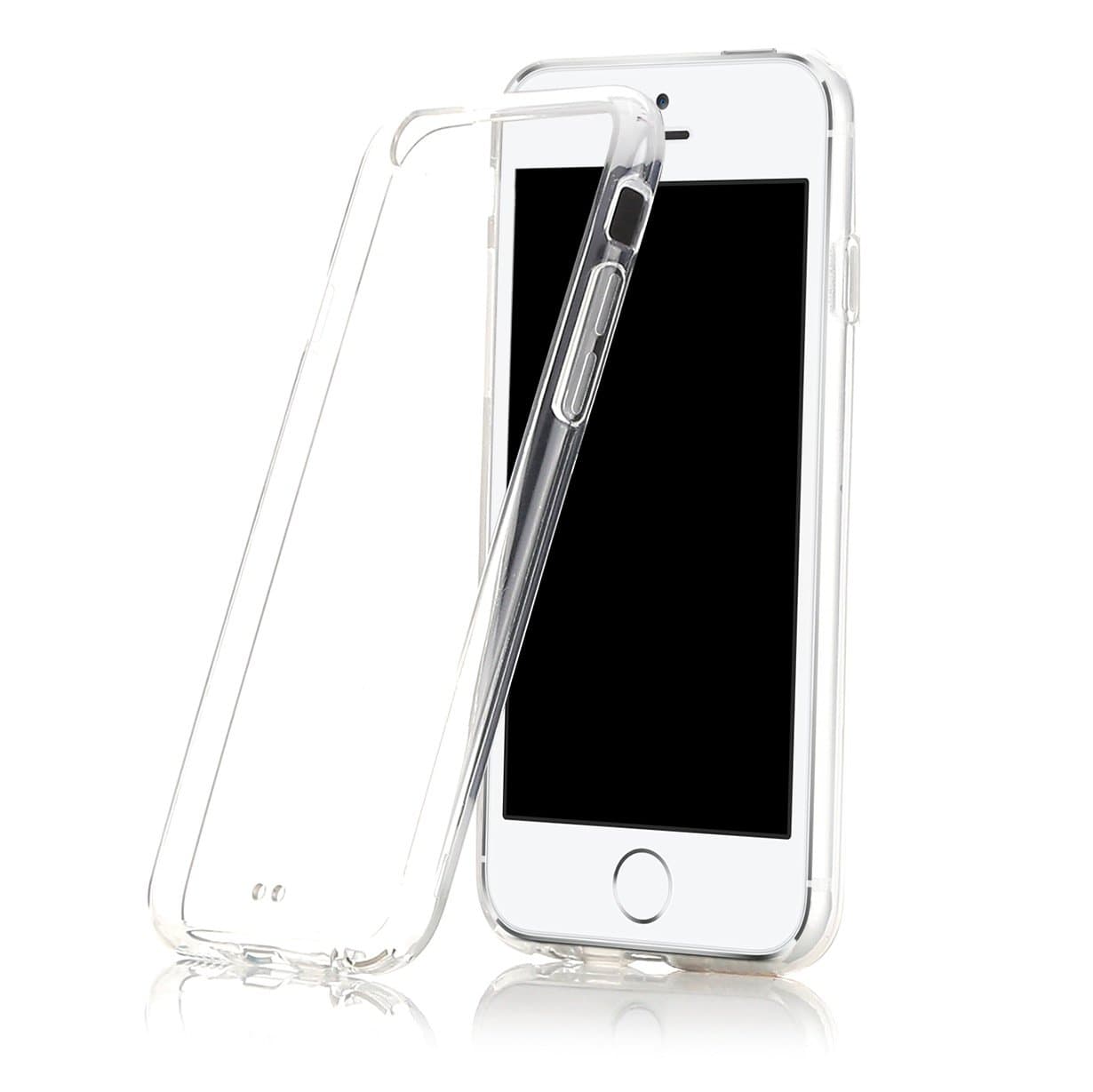 ArktisPRO Case for iPhone SE Cushion Clear Acrylic Case Clear Transparent Crystal Clear Hard Case
