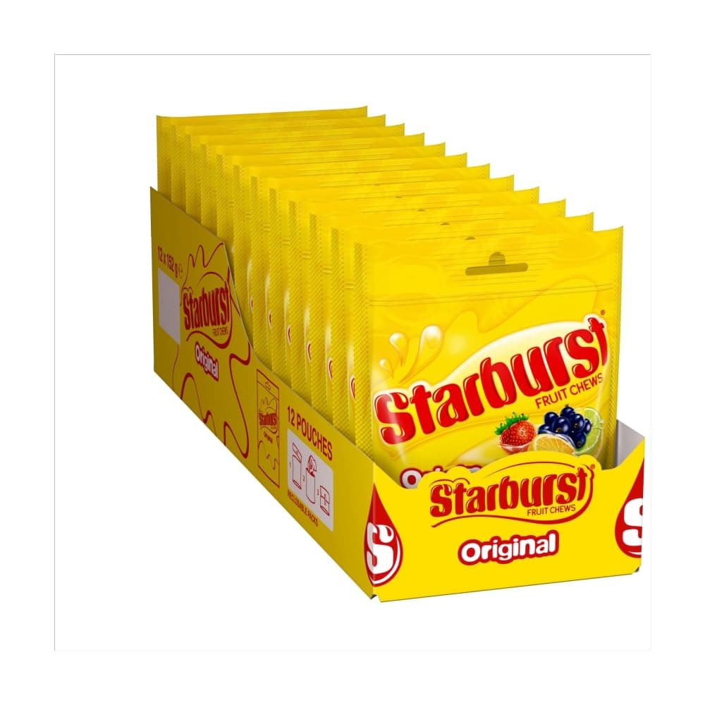 Starburst - Fruit Chews - Original - 138g x 12 (Full Case)