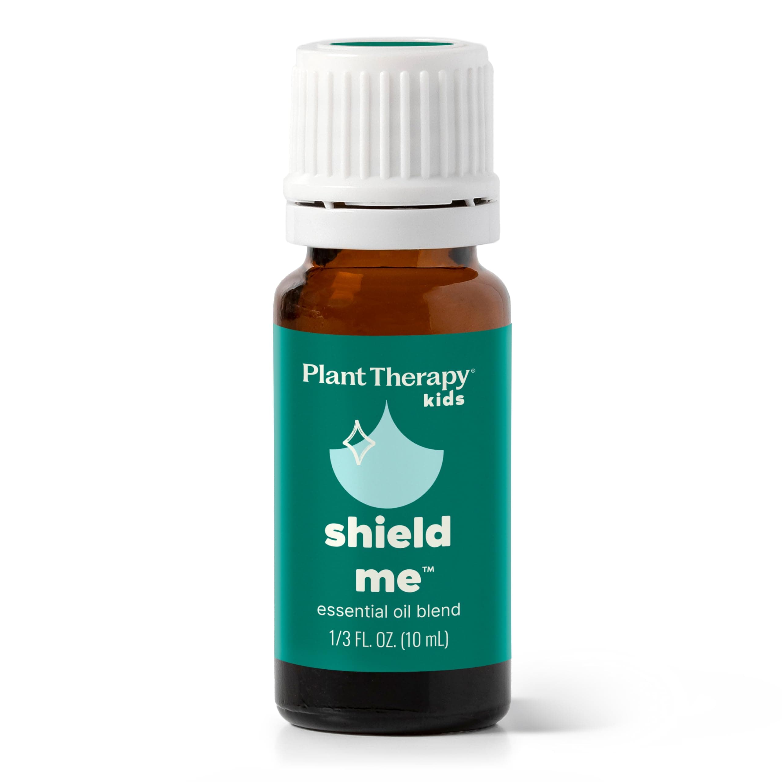 Plant Therapy Kids Shield Me Essential Oil Blend 10 mL (1/3 oz), Made with 100% Pure Essential Oils, Great for Outdoor Annoyances