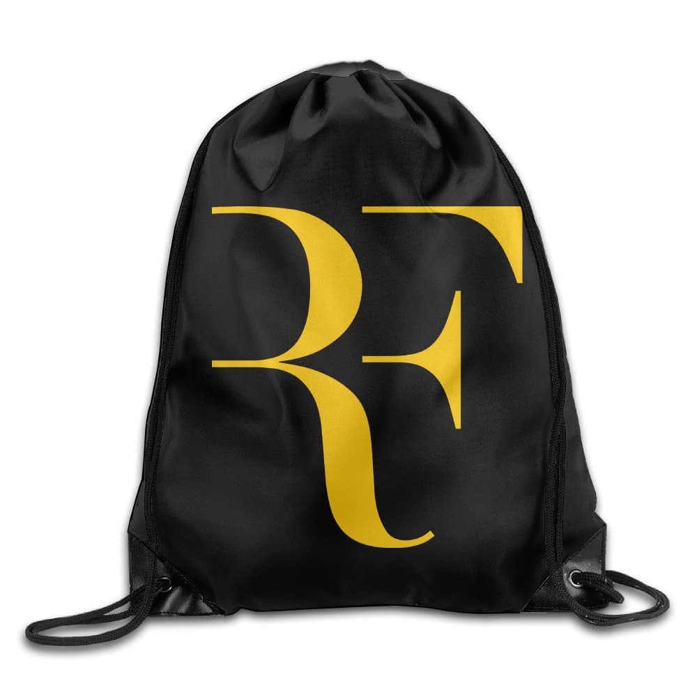 MGTER66 Backpack Gymsack Gym Sack Roger Federer Logo White