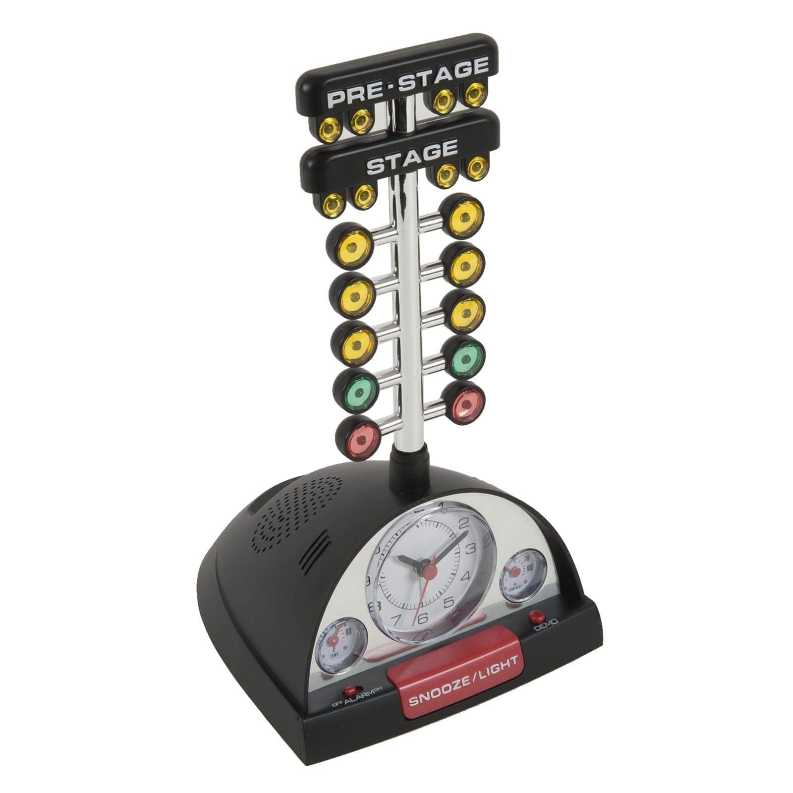 NHRA Racing Alarm Clock with Christmas Tree