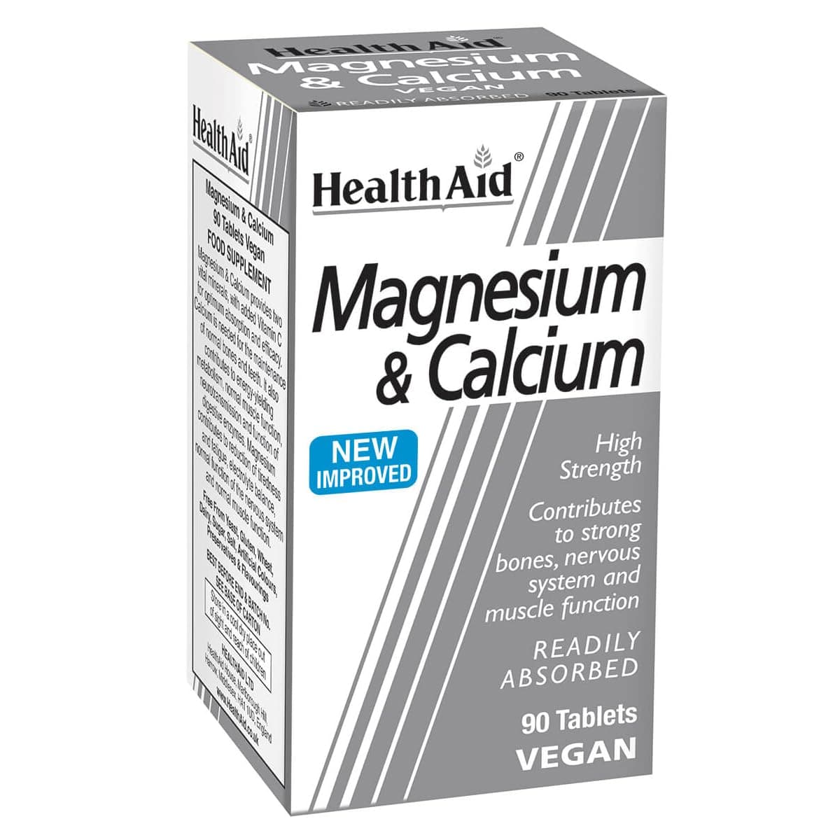Magnesium & Calcium - 90 Tablets