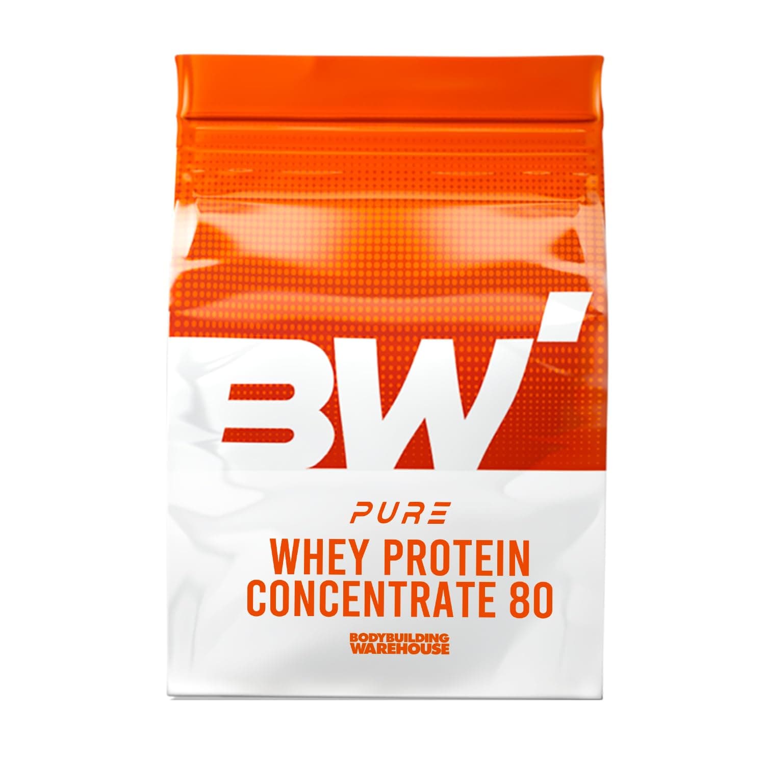 Pure Whey Protein Concentrate 80 - Premium Grass Fed, Low Carb, Low Fat Supplement - 20g Protein Per Scoop - Bodybuilding Warehouse (Chocolate Orange, 500g)