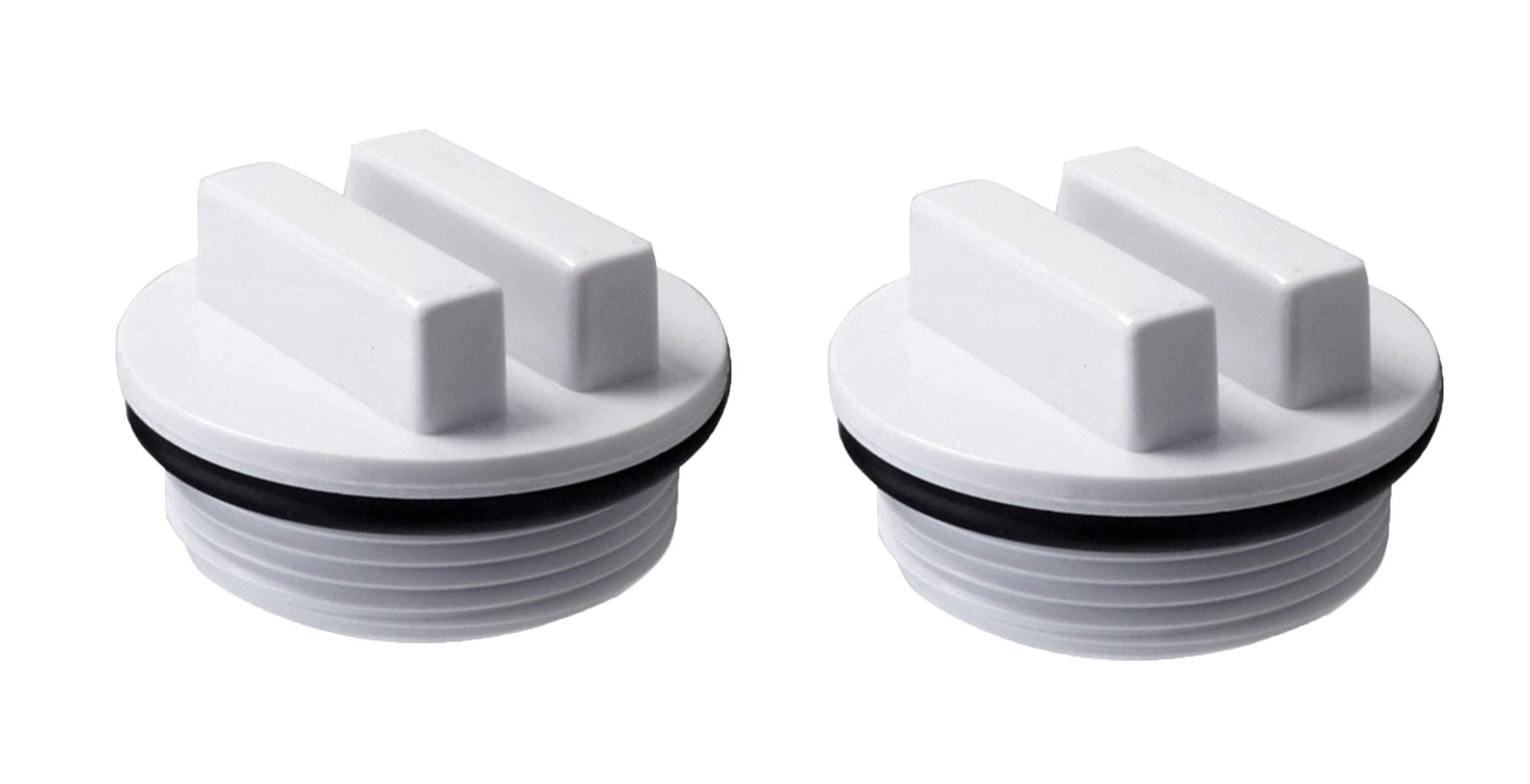 ATIE 1.5" Threaded Pool Spa Return Line Winterizing Plug & Filter Drain Plug SP1022C with O-Ring for Winterizing Pools (2 Pack)