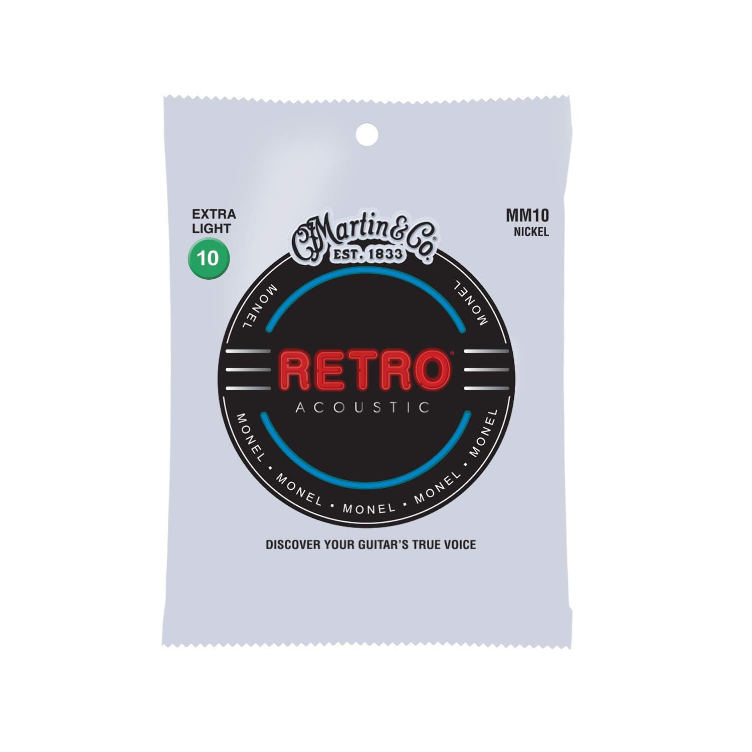 Retro Acoustic Guitar Strings - .010-.047 Extra Light