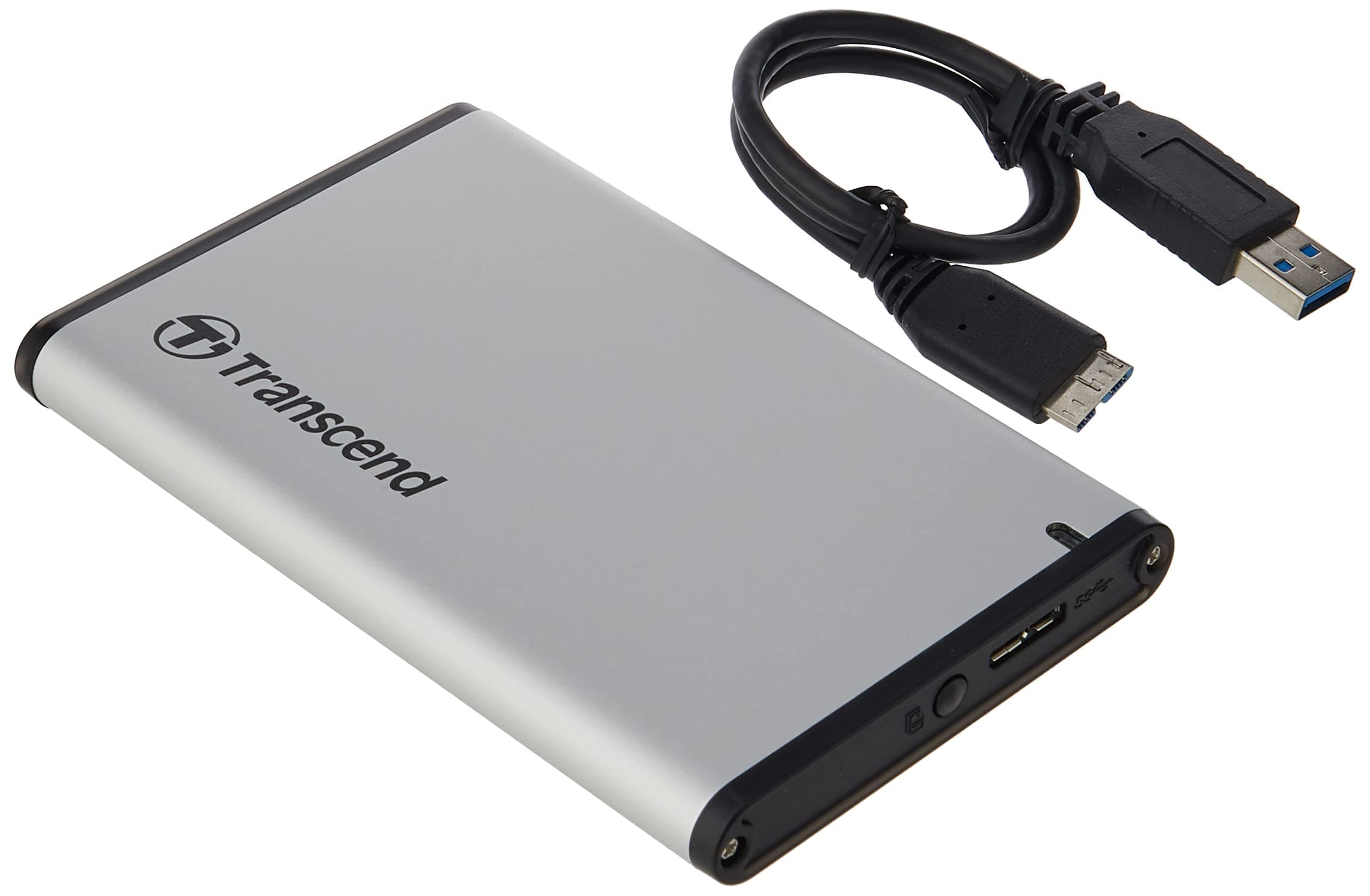 Transcend 2.5" SSD/HDD USB3.1 Gen1 Enclosure, Aluminum case, UASP Supported, One Touch Backup - TS0GSJ25S3