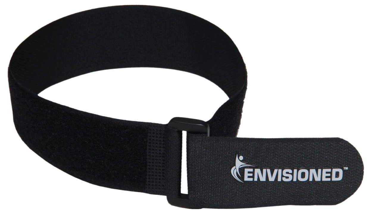 Reusable Cinch Straps 2" x 15" - 6 Pack, Multipurpose Strong Gripping, Quality Hook and Loop Securing Straps (Black)