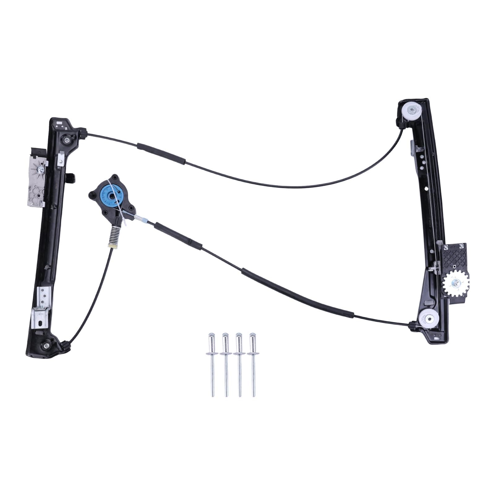 Electric Power Window Regulator for BMW Mini Cooper R55 R66 R57 2006-2013, Electric Window Lift Regulator Bracket with Motor Front Right Driver Side Replaces 51332756084