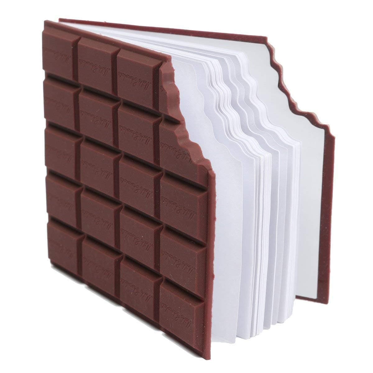 Trusmile Scented Chocolate Shaped Personal Desk Notepad Notebook Memo Book Brown Diary Small 1 Qty