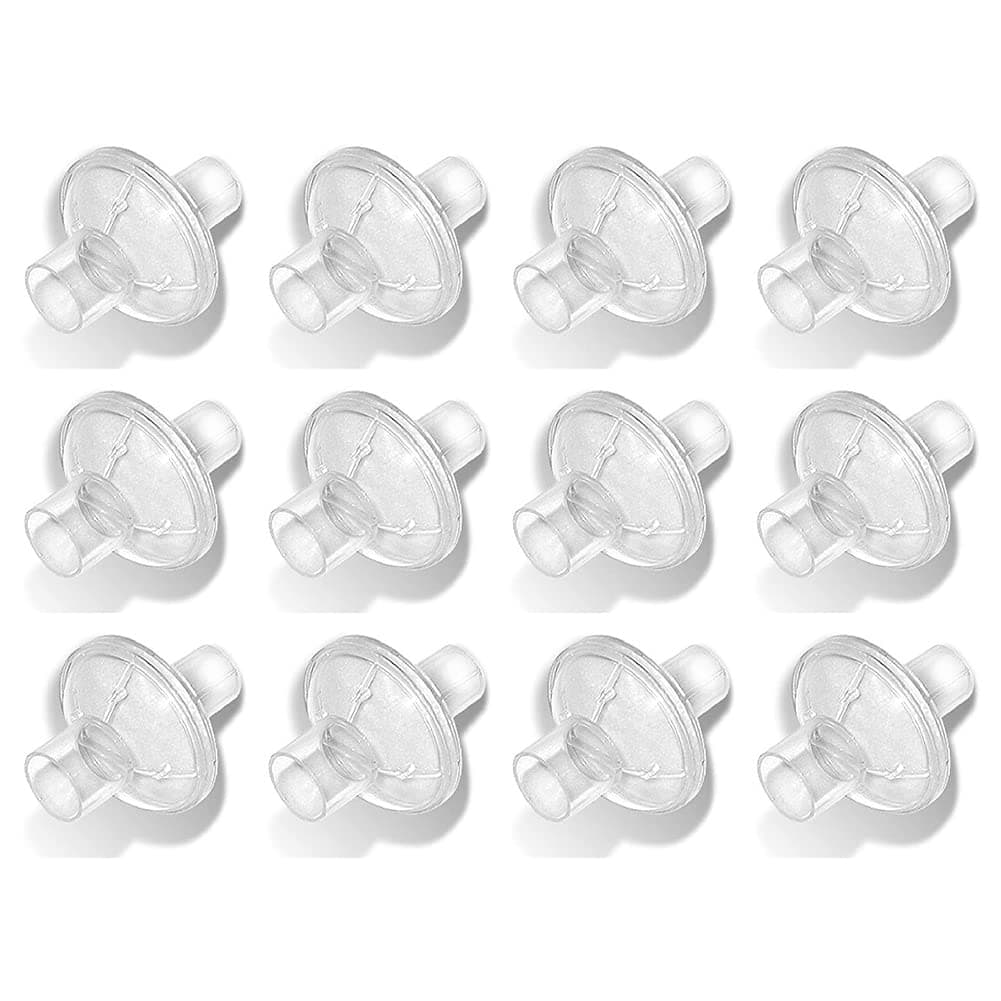 Viral In-Line Outlet Filter Compatible with, CPAP/BiPAP Machine, 12 Packs