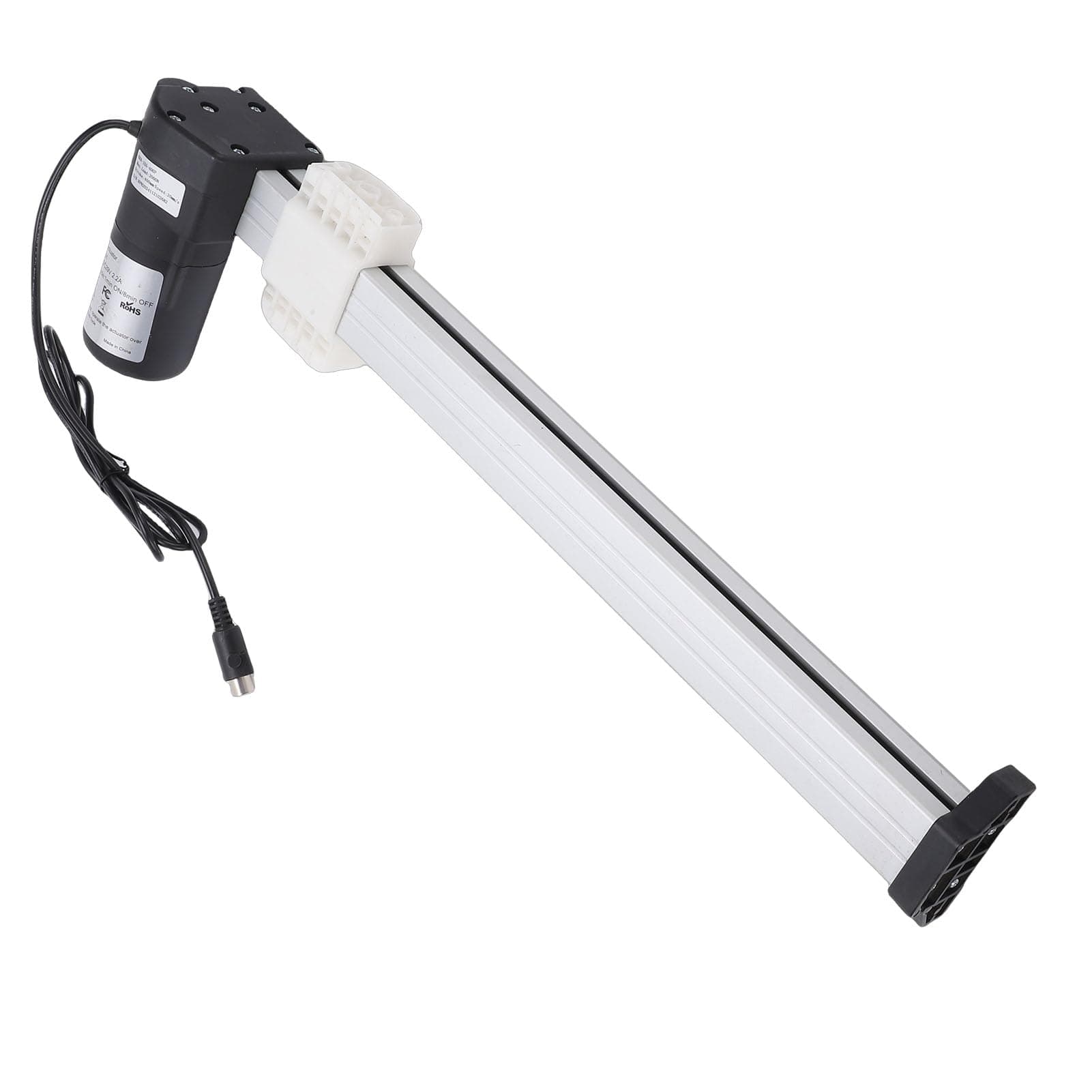TOPINCN 400mm Electric Linear Actuator, 2000N Load Capacity Speed DC Motor Drive with 5 Pin Connector for Recliner Furniture Industrial Equipment