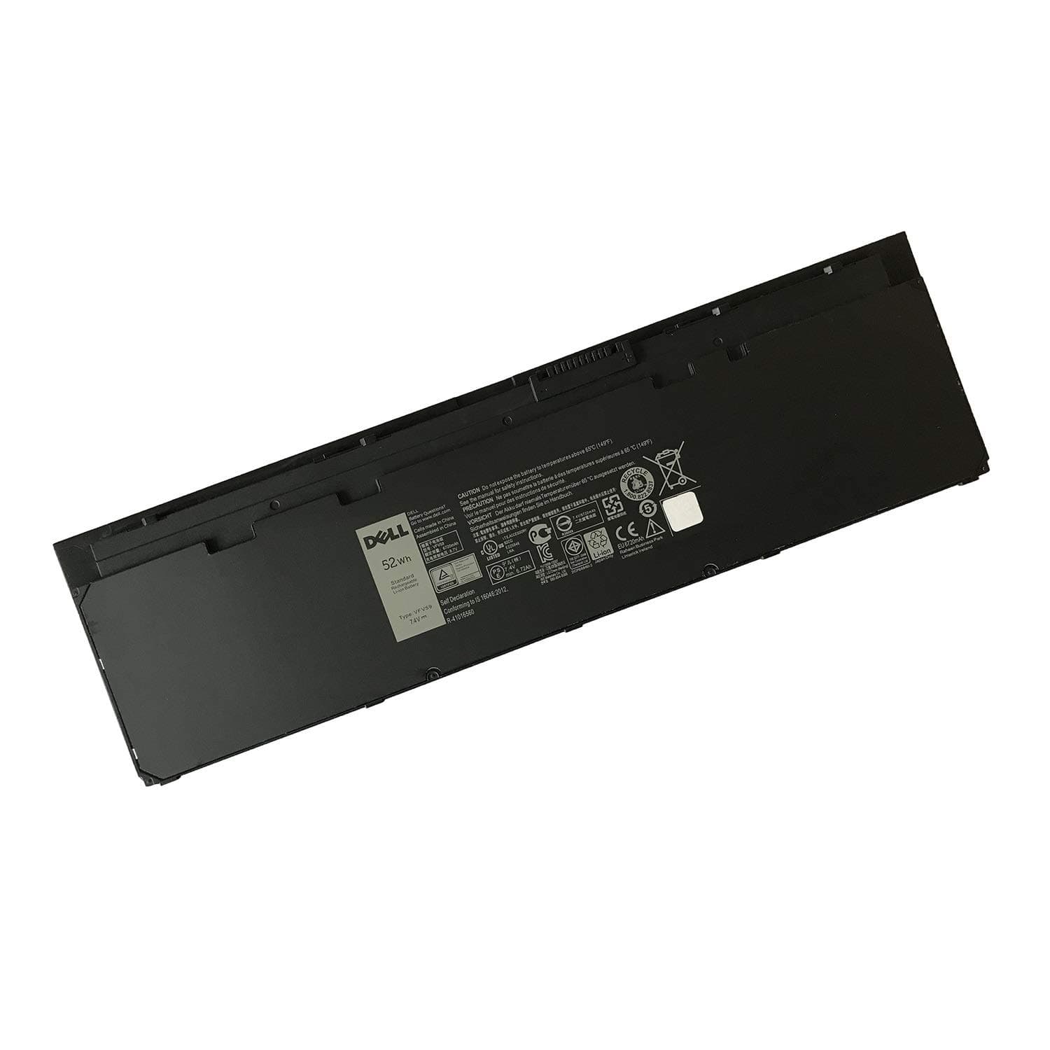 DELL VFV59 52Wh 4-Cell Standard Rechargeable Notebook Li-ion Battery For DELL Latitude E7250 E7240 Laptops Alternant Part Number: VFV59 WD52H KWFFN J31N7 451-BBFW 451-BBFX GD076 GVD76 HJ8KP NCVF0