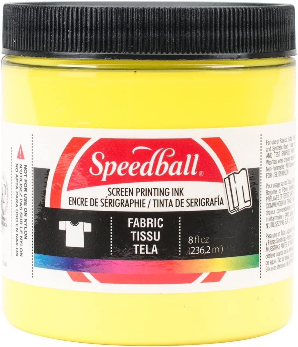 045652 Fabric Screen Printing Ink, 8 fl. oz., Process Yellow