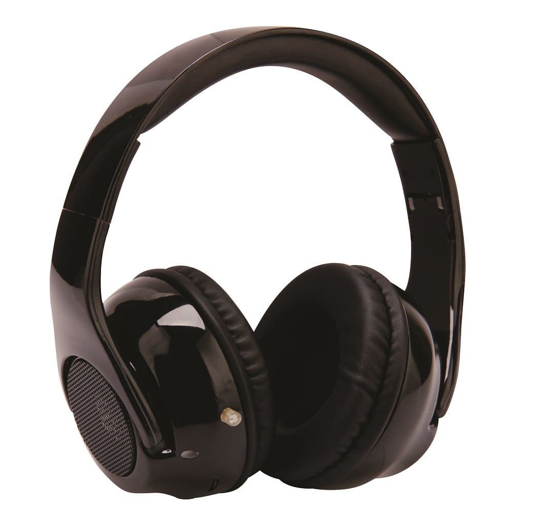 Power Advantage E-00537-3 Dubs Headphone 2 Hybrid High Definition Headphones with 4 Speakers & Phone MIC Switch Cord, Black