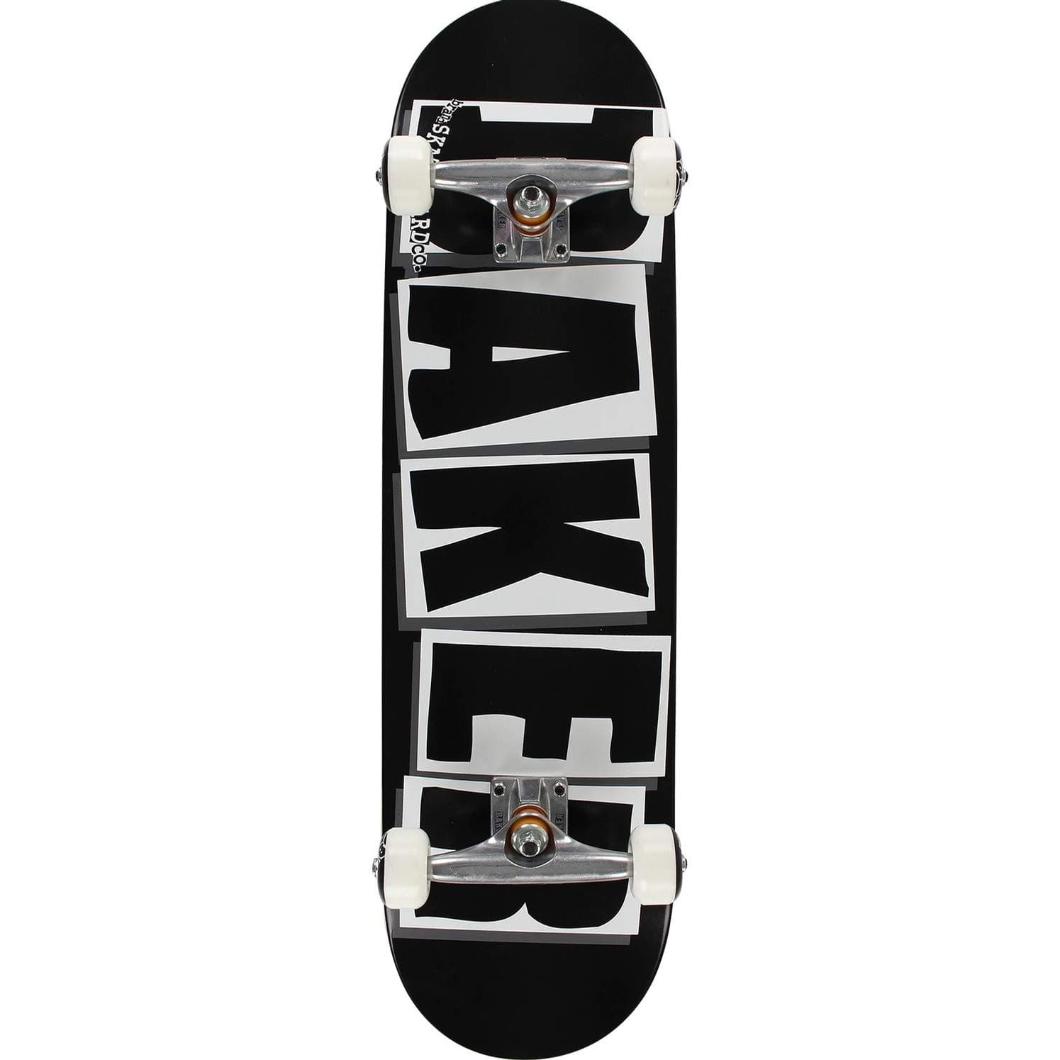 Baker ブランドロゴスケートボードコンプリートBLK/WHT 8.5