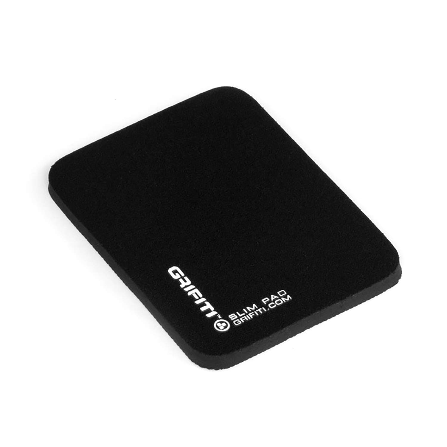 Grifiti Slim Wrist Pad 5 5 x 4 x .22 inch Wrist Rest for trackpads, numpads, and Thin mice Black Nylon Surface