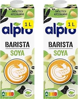 Barista Milk Alpros Coconut, Soya or Almond 2x1L (2x1L Soya)